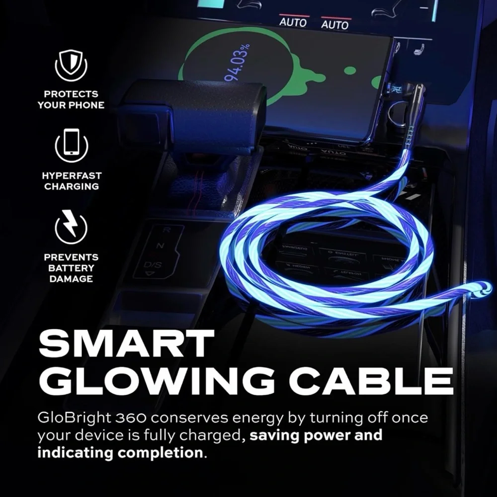 Statik 360 Magnetic Charging Cable (USB Charging Cable with Magnetic Tips)